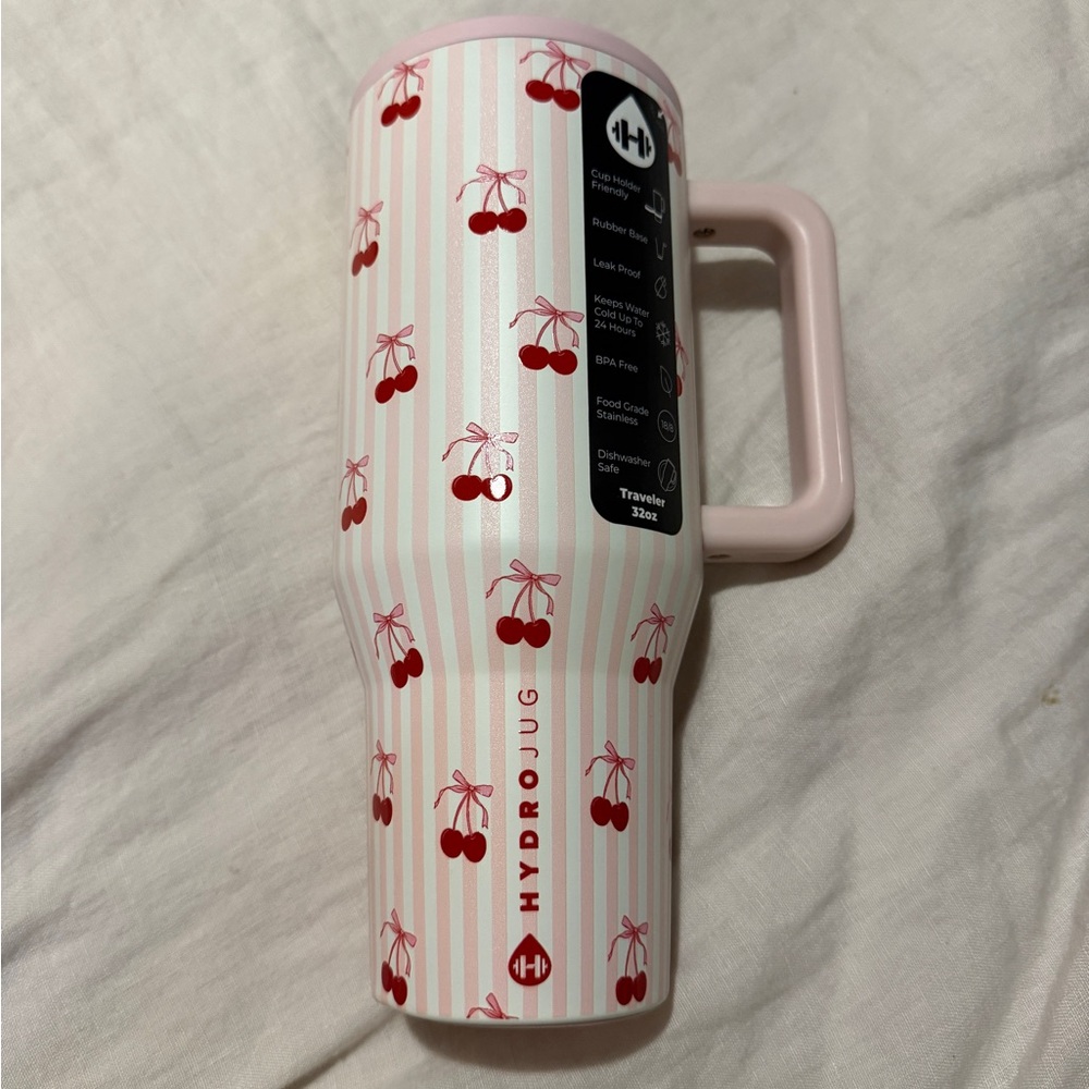 HydroJug Sweet Cherry Traveler Mug